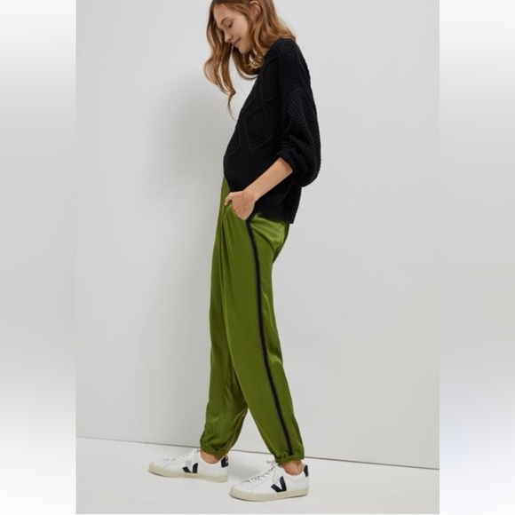 Anthropologie Pants - Anthropologie Moss Green Jogger Pants